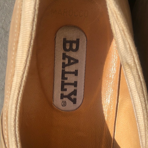Vintage Bally Leather Oxford Saddle Shoes 9 D - Picture 8 of 11
